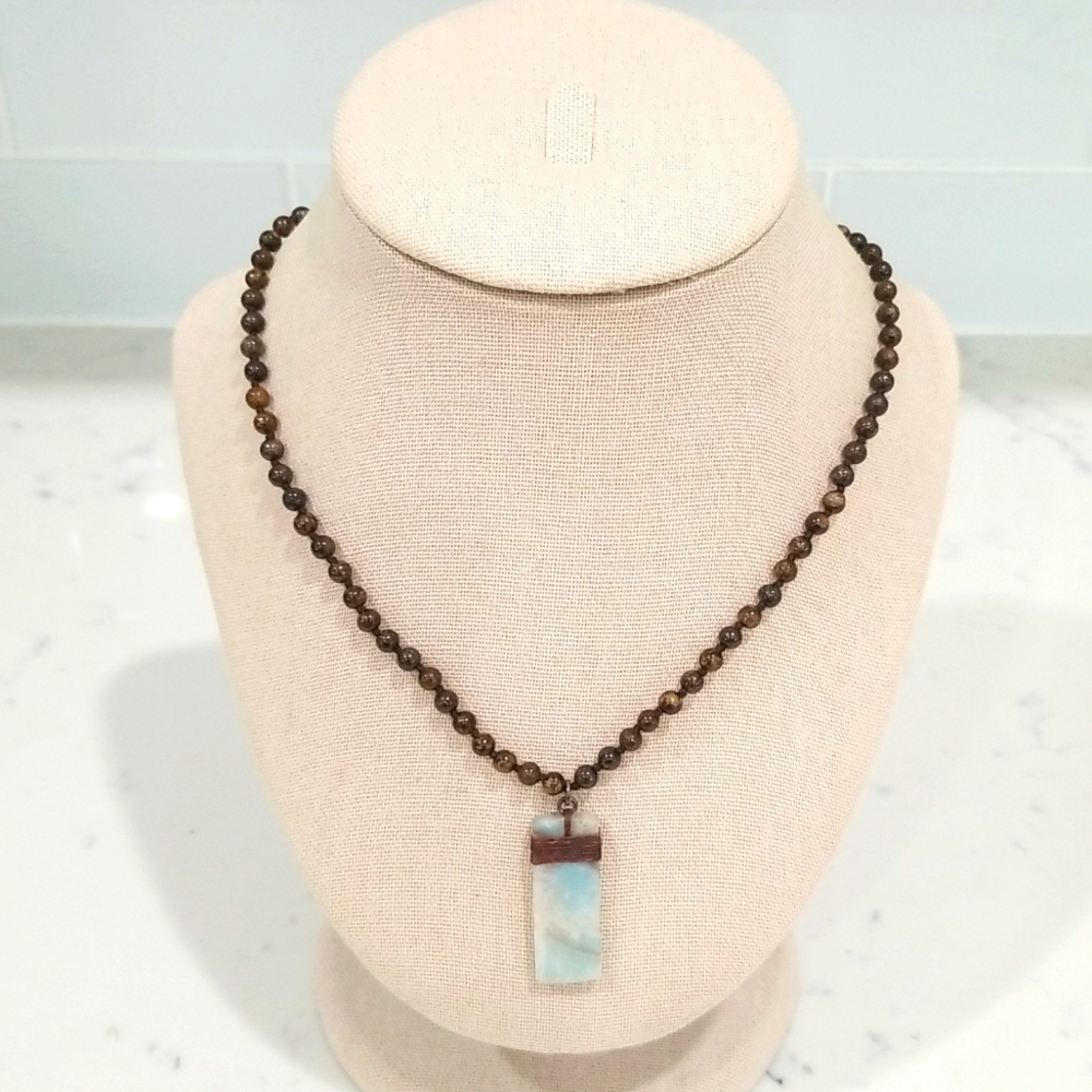NWT Chan Luu brown necklace